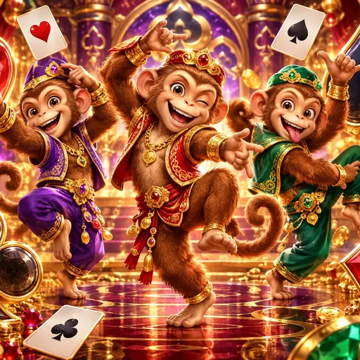 3 Dancing Monkeys slot cover